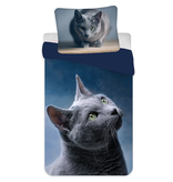 Animal Pictures Housse de couette Chat - Simple - 140 x 200 cm - Polyester