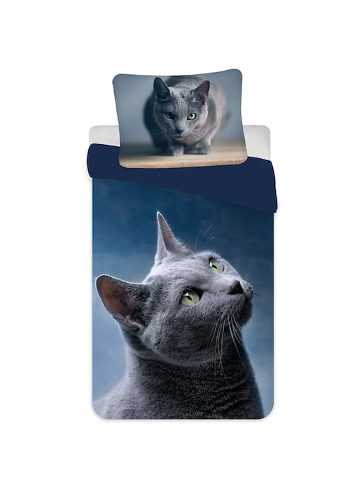 Animal Pictures Bettbezug Katze 140 x 200 Polyester