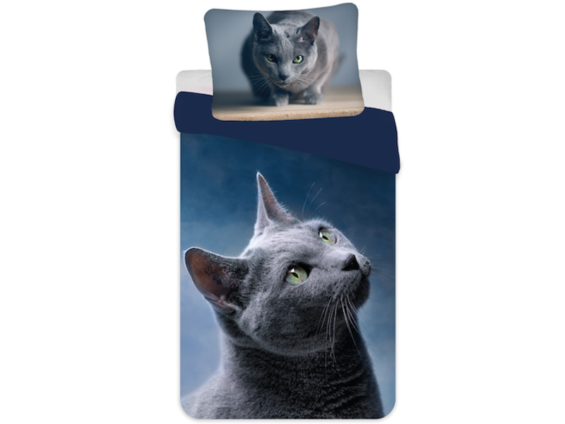 Animal Pictures Bettbezug Katze - Single - 140 x 200 cm - Polyester