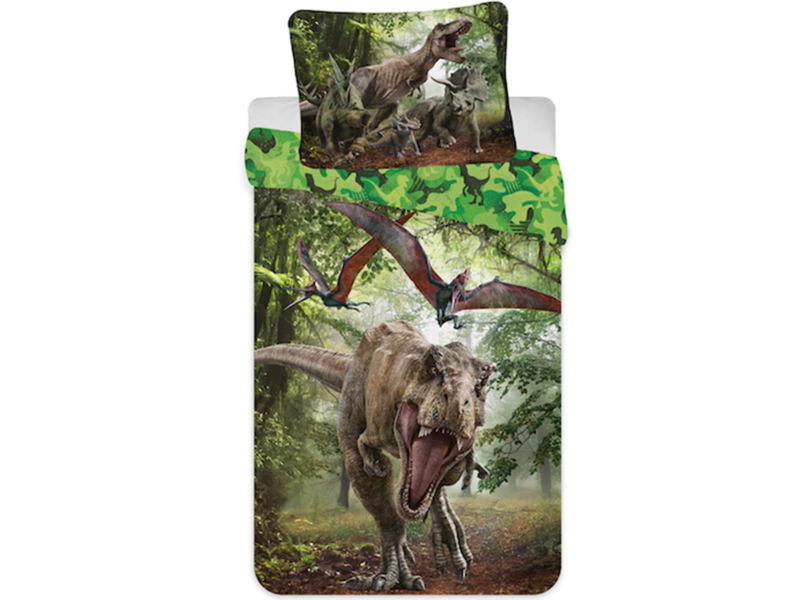 Jurassic World Duvet cover Forest - Single - 140 x 200 cm - Polyester