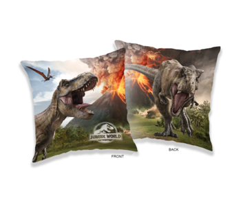 Jurassic World Kussen Vulkaan 40 x 40 cm