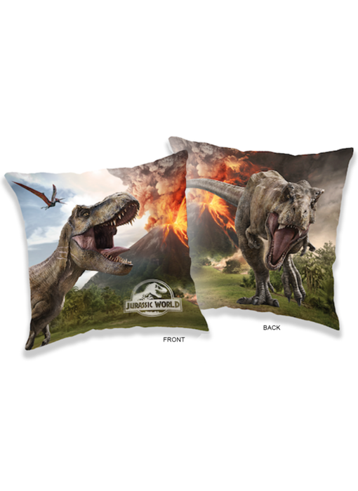 Jurassic World Kussen Vulkaan 40 x 40 cm