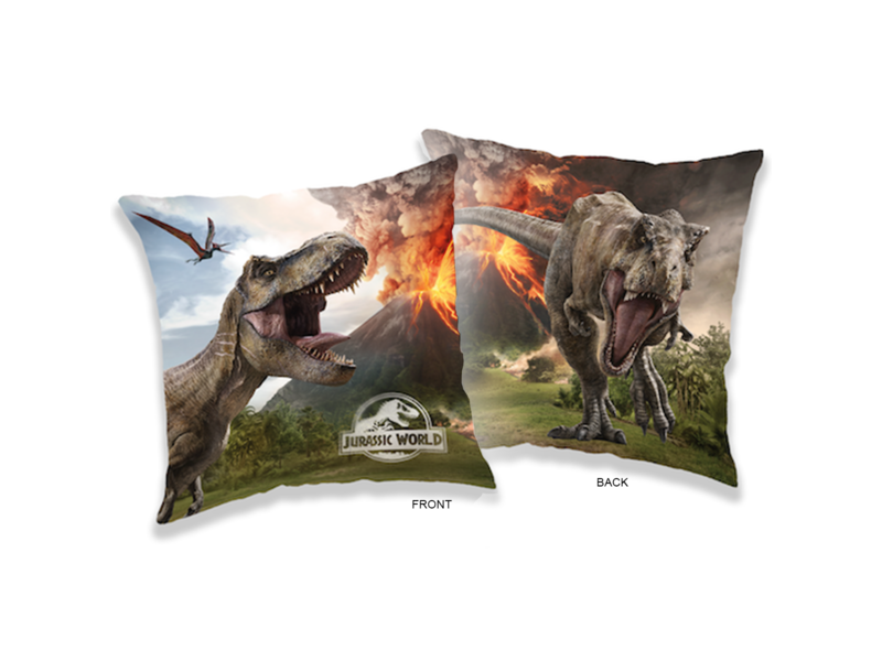 Jurassic World Kussen Vulkaan - 40 x 40 cm - Polyester