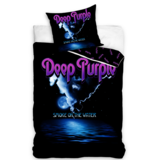 Deep Purple Housse de couette Smoke on the Water - Simple - 140 x 200 cm - Coton