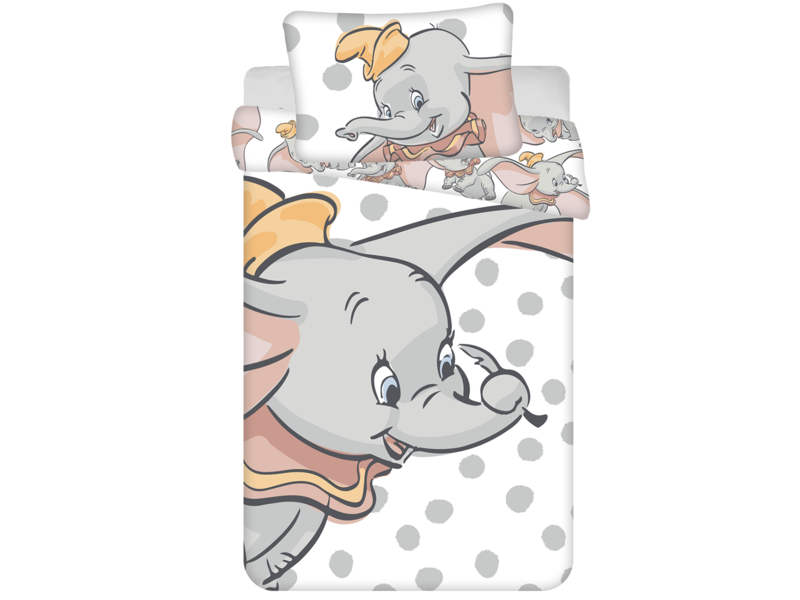 Disney Dumbo BABY Duvet cover Dots - 100 x 135 cm - Cotton