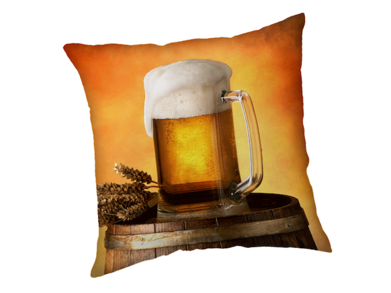 Bier Kussen Pul - 40 x 40 cm - Polyester