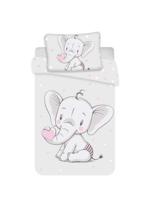 Animal Pictures BABY Bettbezug Elefant 100 x 135 cm