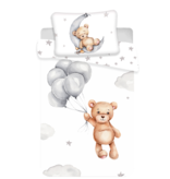 Teddybeer BABY Bettbezug Ballons - 100 x 135 cm - Baumwolle