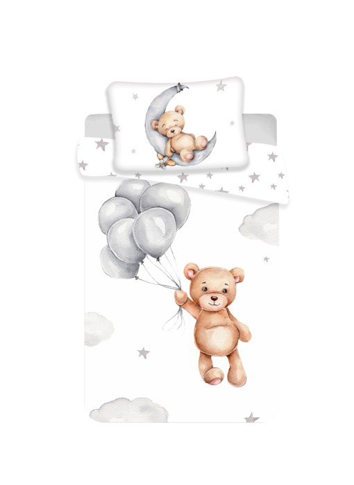 Teddybeer BABY Dekbedovertrek Balloons 100 x 135 cm