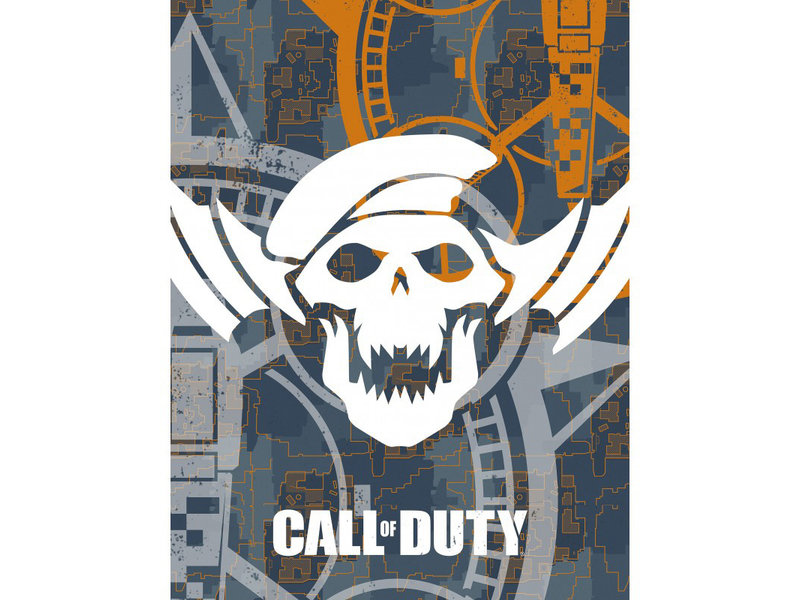 Call of Duty Fleecedeken Skull - 130 x 170 cm - Polyester