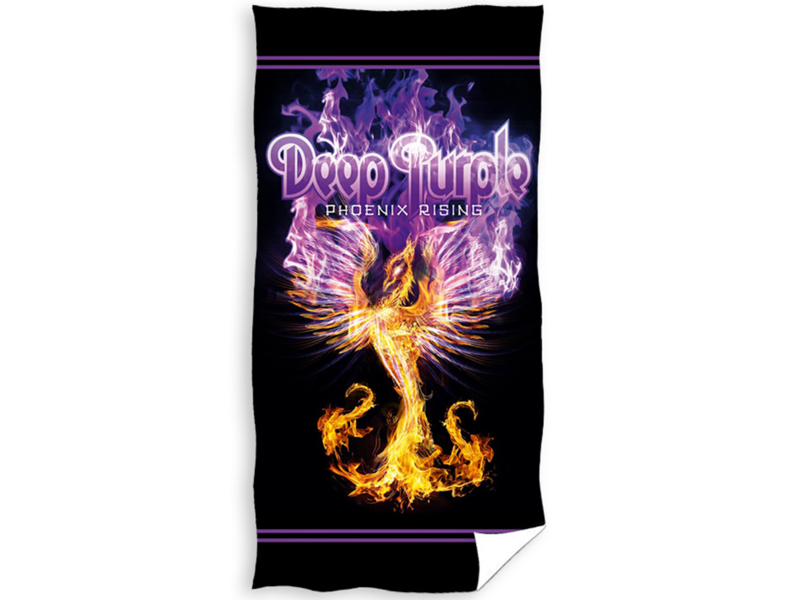 Deep Purple Drap de plage Phoenix Rising - 70 x 140 cm - Coton