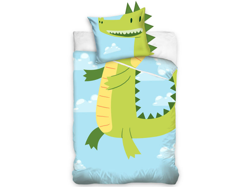 Animal Pictures Duvet cover Crocodile - Single - 140 x 200 cm - Cotton