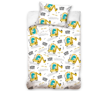 Dinosaurus BABY Duvet cover Vroommm! 100 x 135 cm