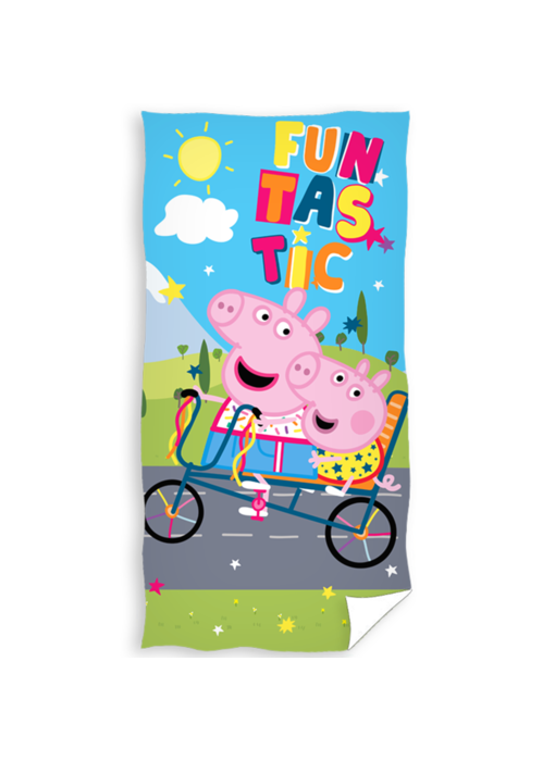 Peppa Pig Strandtuch Funtastic 70 x 140 cm Baumwolle