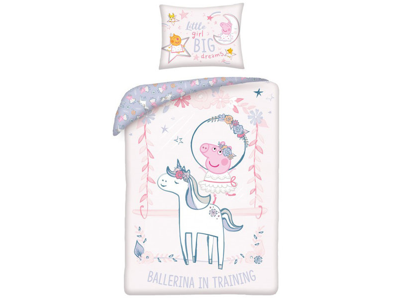 Peppa Pig BABY Bettbezug Ballerina - 100 x 135 cm - Baumwolle