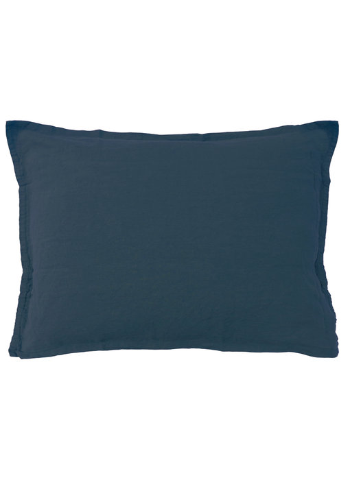 Matt & Rose Set Pillowcases Navy 50 x 70 cm Linen