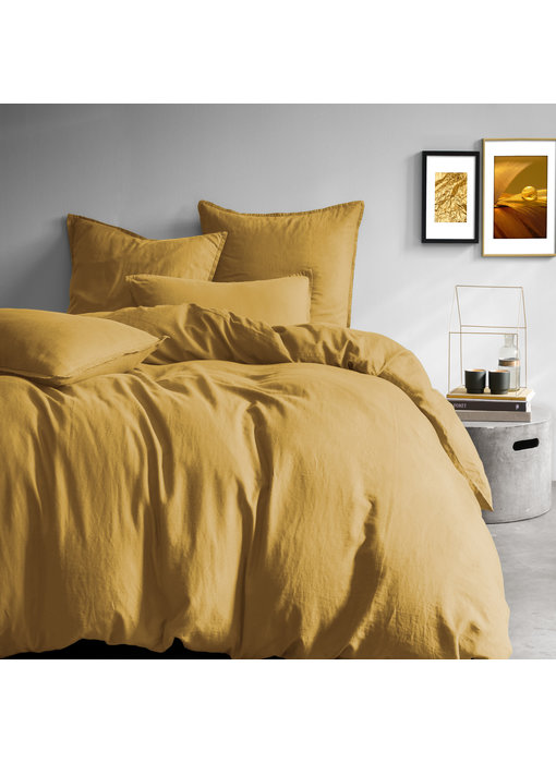 Matt & Rose Duvet cover Saffron 240 x 220 + 65 x 65 Linen