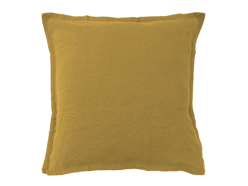 Matt & Rose Set Pillowcases Saffron - 65 x 65 cm - 100% Linen