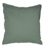 Matt & Rose Housse de couette Vert - Simple - 140 x 200 + 2x 65 x 65 cm - Coton lavé