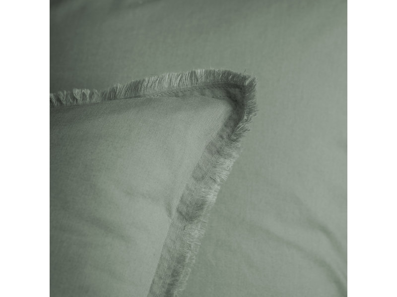 Matt & Rose Housse de couette Vert - Double - 200 x 200 cm, sans taies d'oreiller - Coton