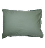 Matt & Rose Set Pillowcases Green - 50 x 70 cm - Washed Cotton