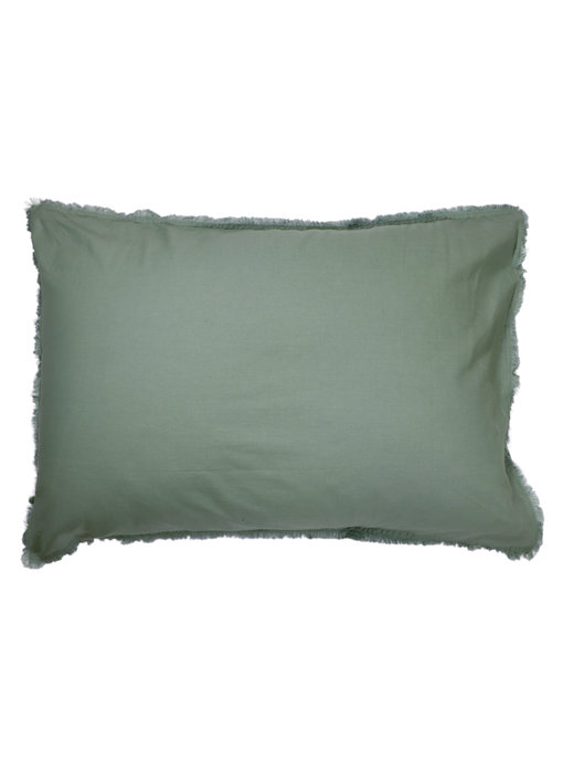 Matt & Rose Set Pillowcases Green 50 x 70 cm Washed Cotton