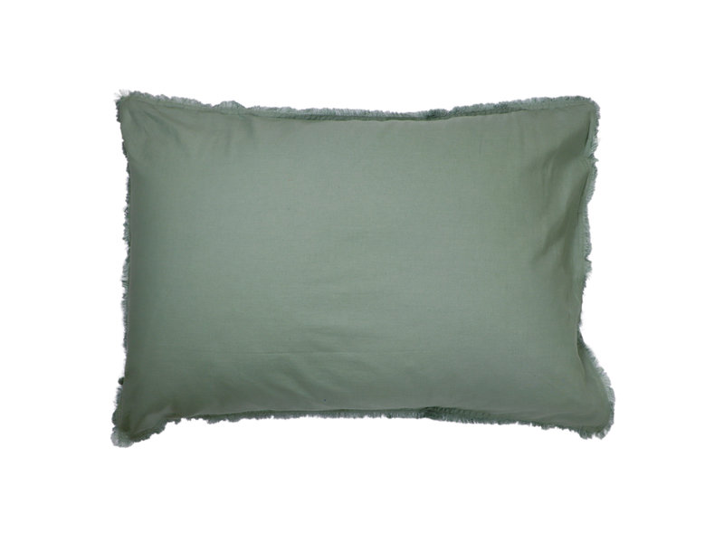 Matt & Rose Set Pillowcases Green - 50 x 70 cm - Washed Cotton