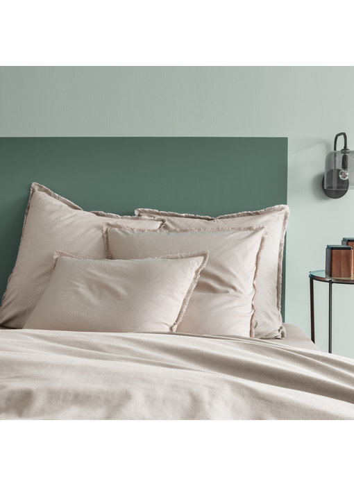 Matt & Rose Housse de couette Beige 140 x 200 ZS Coton Lavé