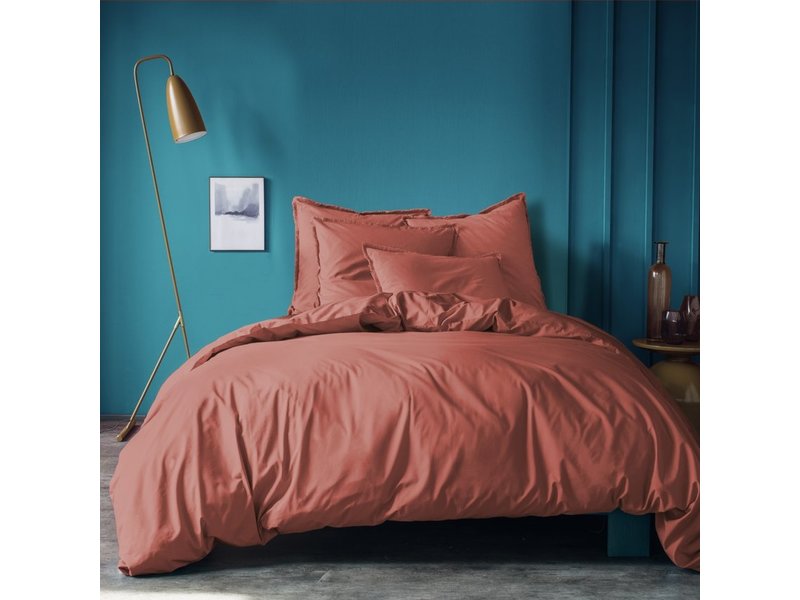 Matt & Rose Duvet cover Terracotta - Single - 140 x 200 cm, without pillowcases - Cotton