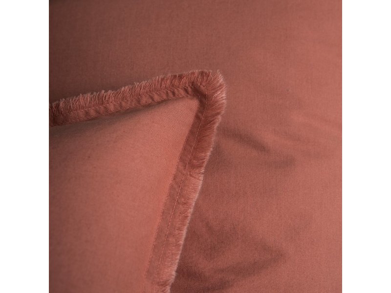 Matt & Rose Set Pillowcases Terracotta - 50 x 70 cm - Washed Cotton