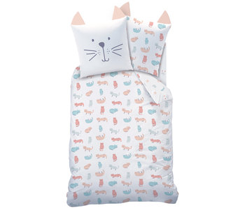 Matt & Rose Duvet cover Miaou 140 x 200 Cotton