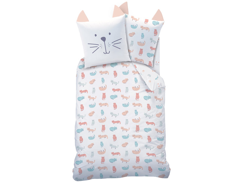 Matt & Rose Duvet cover Miaou - Single - 140 x 200 cm - Cotton