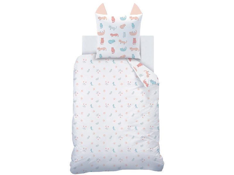 Matt & Rose Duvet cover Miaou - Single - 140 x 200 cm - Cotton