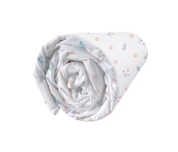 Matt & Rose Fitted sheet Miaou 90 x 200 cm Cotton