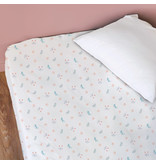 Matt & Rose Fitted sheet Miaou - Single - 90 x 200 cm - Cotton