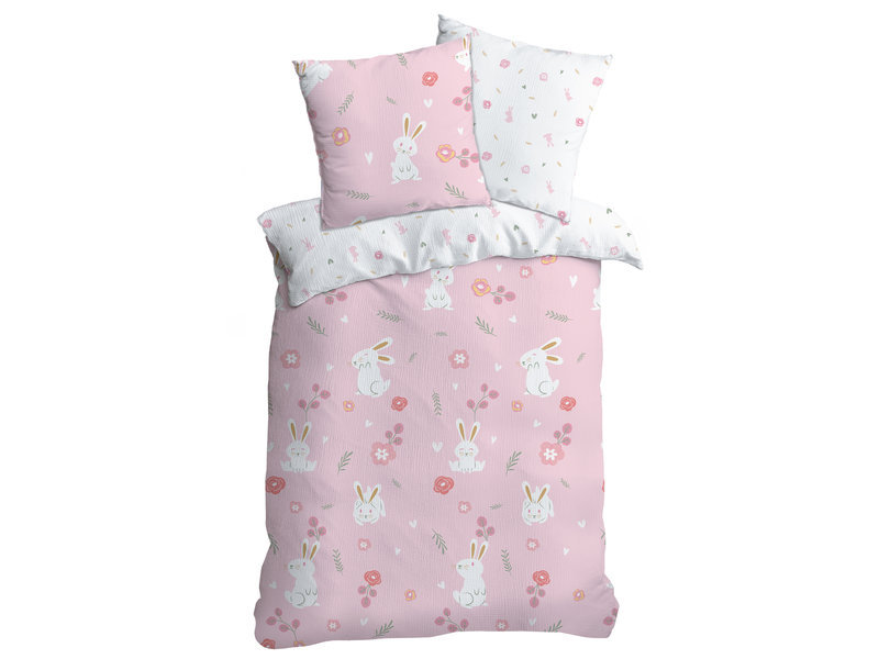 Matt & Rose Housse de couette Lapinou - Simple - 140 x 200 cm - Coton