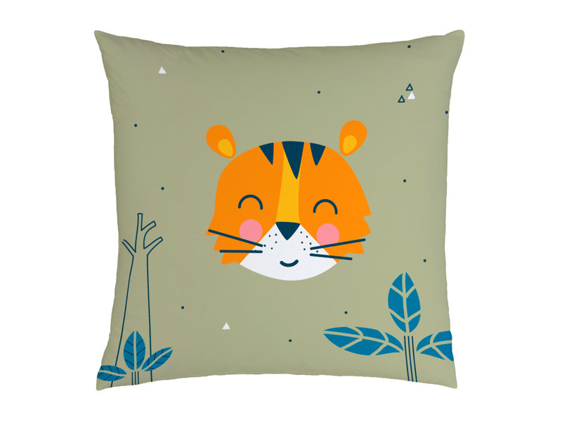 Matt & Rose Housse de couette Jungle Friends - Simple - 140 x 200 cm - Coton