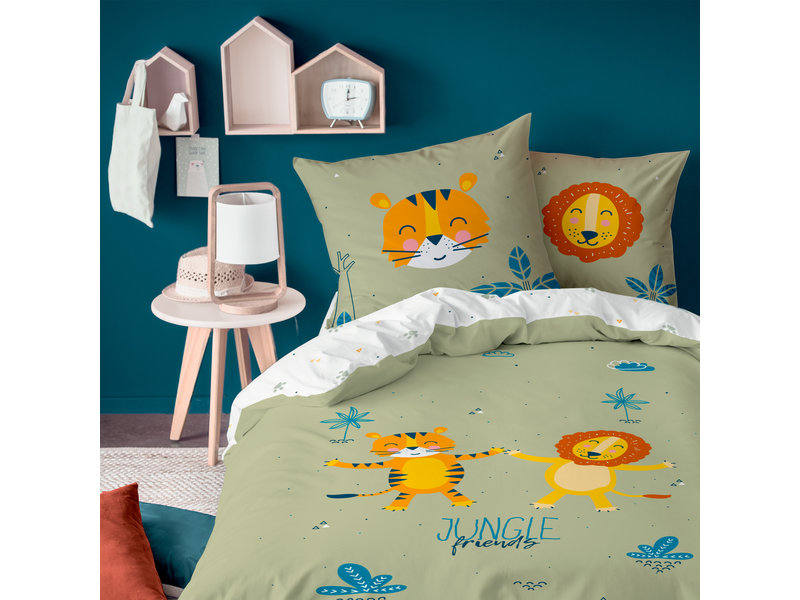 Matt & Rose Duvet cover Jungle Friends - Single - 140 x 200 cm - Cotton