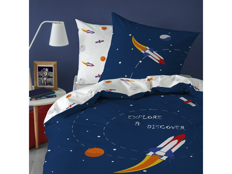 Matt & Rose Duvet cover Explore Space - Single - 140 x 200 cm - Cotton