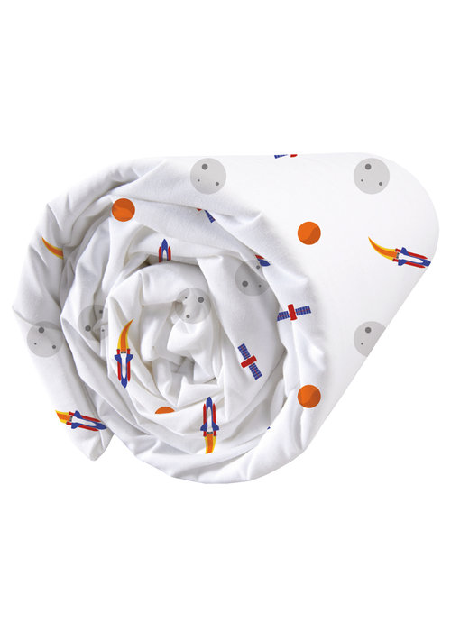 Matt & Rose Spannbettlaken Explore Space 90 x 200 cm Baumwolle