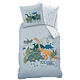 Housse de couette Dino Jungle 140 x 200 Coton