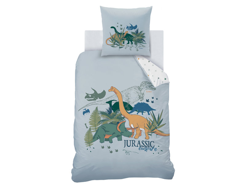 Matt & Rose Duvet cover Dino Jungle - Single - 140 x 200 cm - Cotton