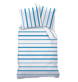Matt & Rose Housse de couette Blue Stripes - Simple - 140 x 200 cm - Coton