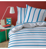 Matt & Rose Bettbezug Blue Stripes - Single - 140 x 200 cm - Baumwolle