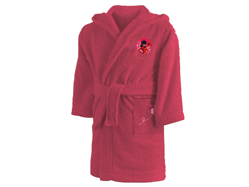 Miraculous Bathrobe Sparkle - 10/12 years - Red