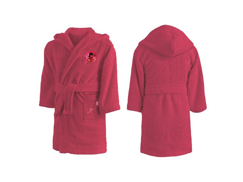 Miraculous Bathrobe Sparkle - 10/12 years - Red