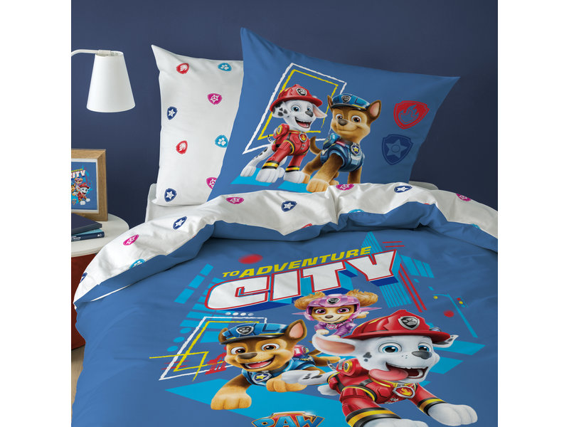 PAW Patrol Bettbezug Adventure City - Single - 140 x 200 cm - Baumwolle