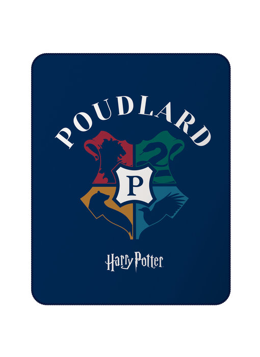 Harry Potter Fleece plaid Logo 110 x140 cm