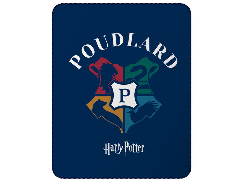 Harry Potter Fleece blanket Logo - 110 x 140 cm - Polyester