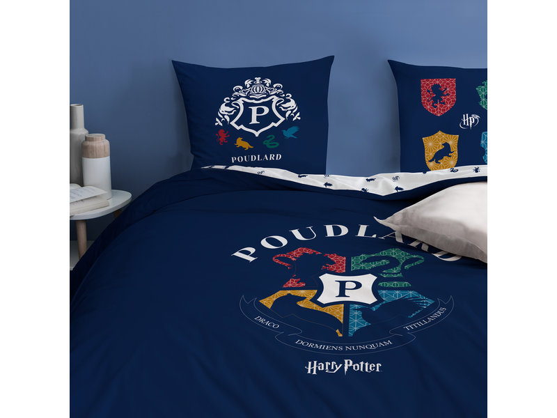 Harry Potter Bettbezug Logo - Lits Jumeaux - 240 x 220 cm - Baumwolle